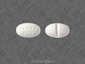 How many .25 mg xanax equal a bar